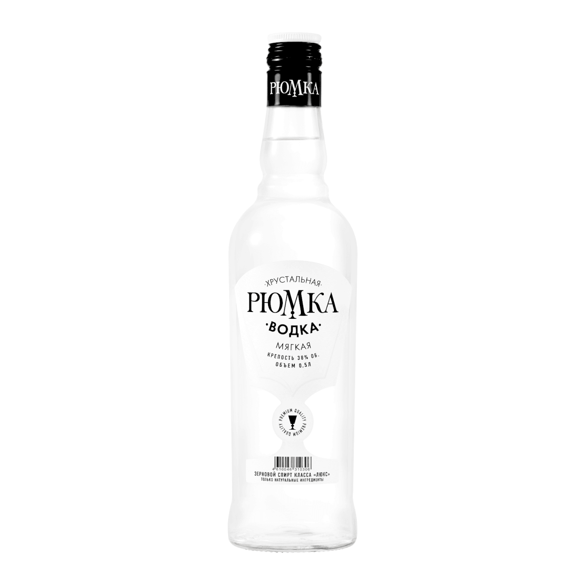 Водка Хрустальная рюмка мягкая